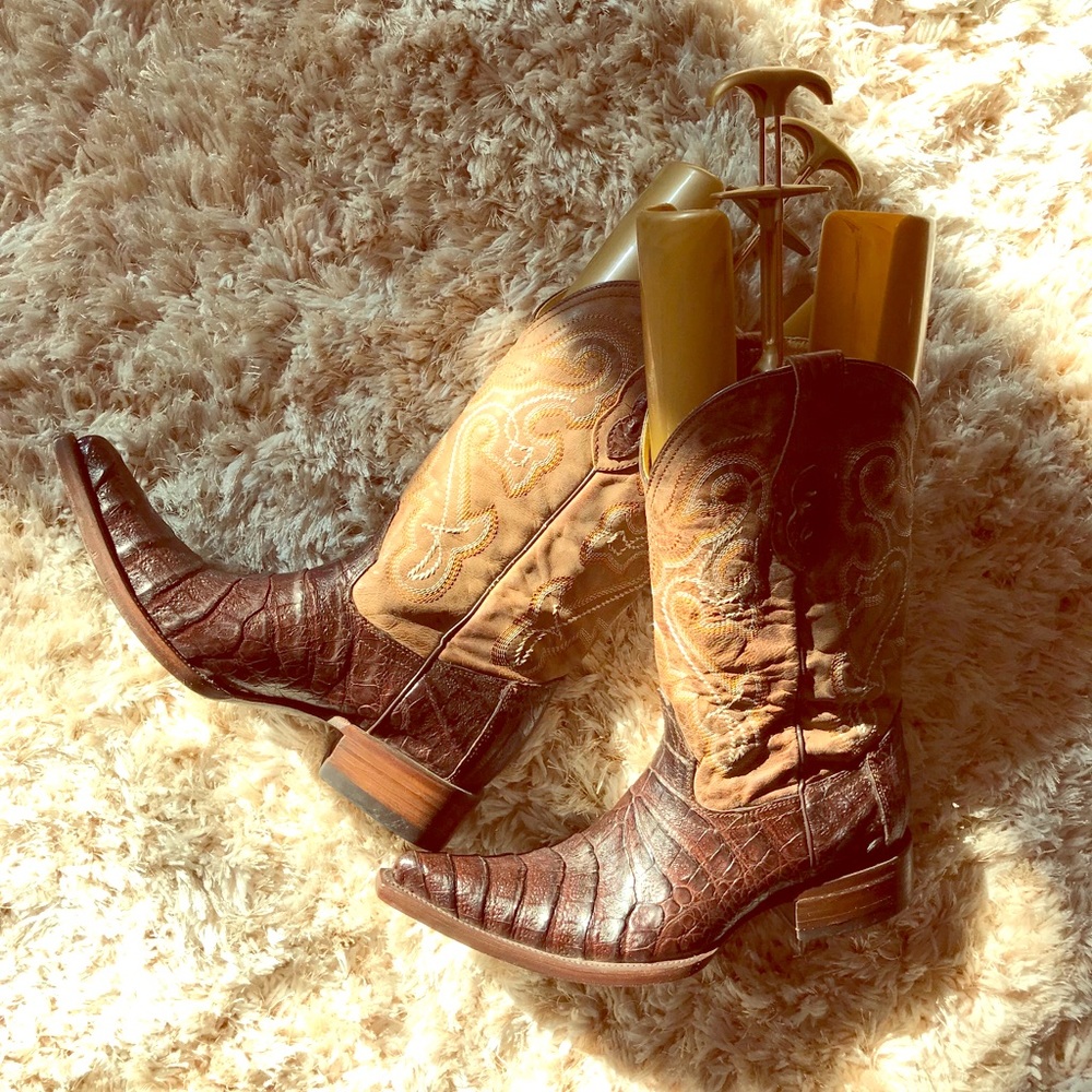 Fantastic pair of Genuine Crocodile Boots 27.5 Men